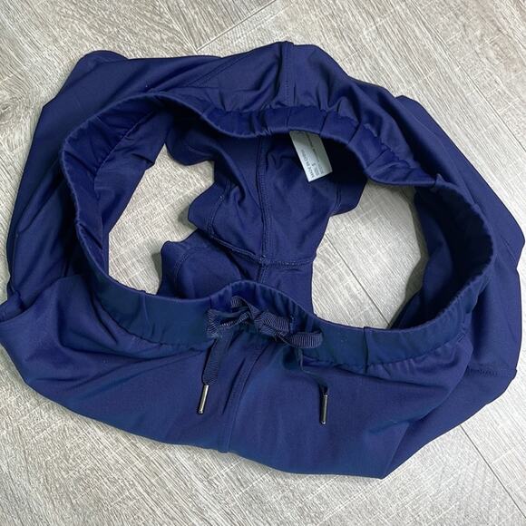 WILLIT Navy Elastic Waist Drawstring Casual Shorts Pockets Women’s - Picture 5 of 7